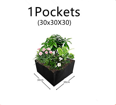 Felt Multi-grid Rectangular Planting Bag Vegetable Split Planting Bag Green Growing Garden Flowerpot Beautiful Planting Bag_voghion.com