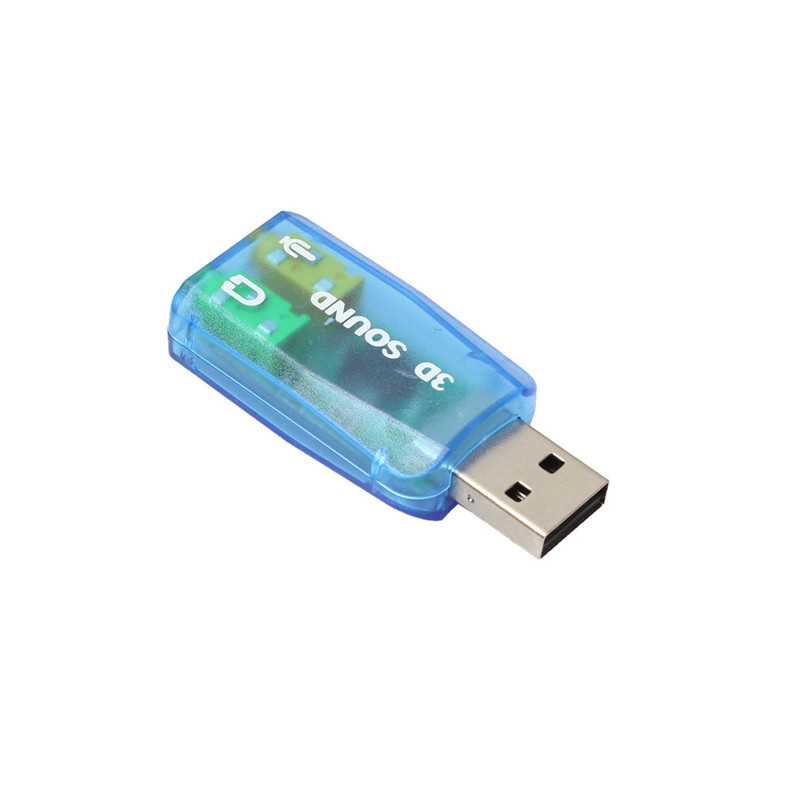 Adaptateur audio 3D Carte son 5.1 USB vers prise casque micro 3,5 mm Casque stéréo 1 pièce_voghion.com