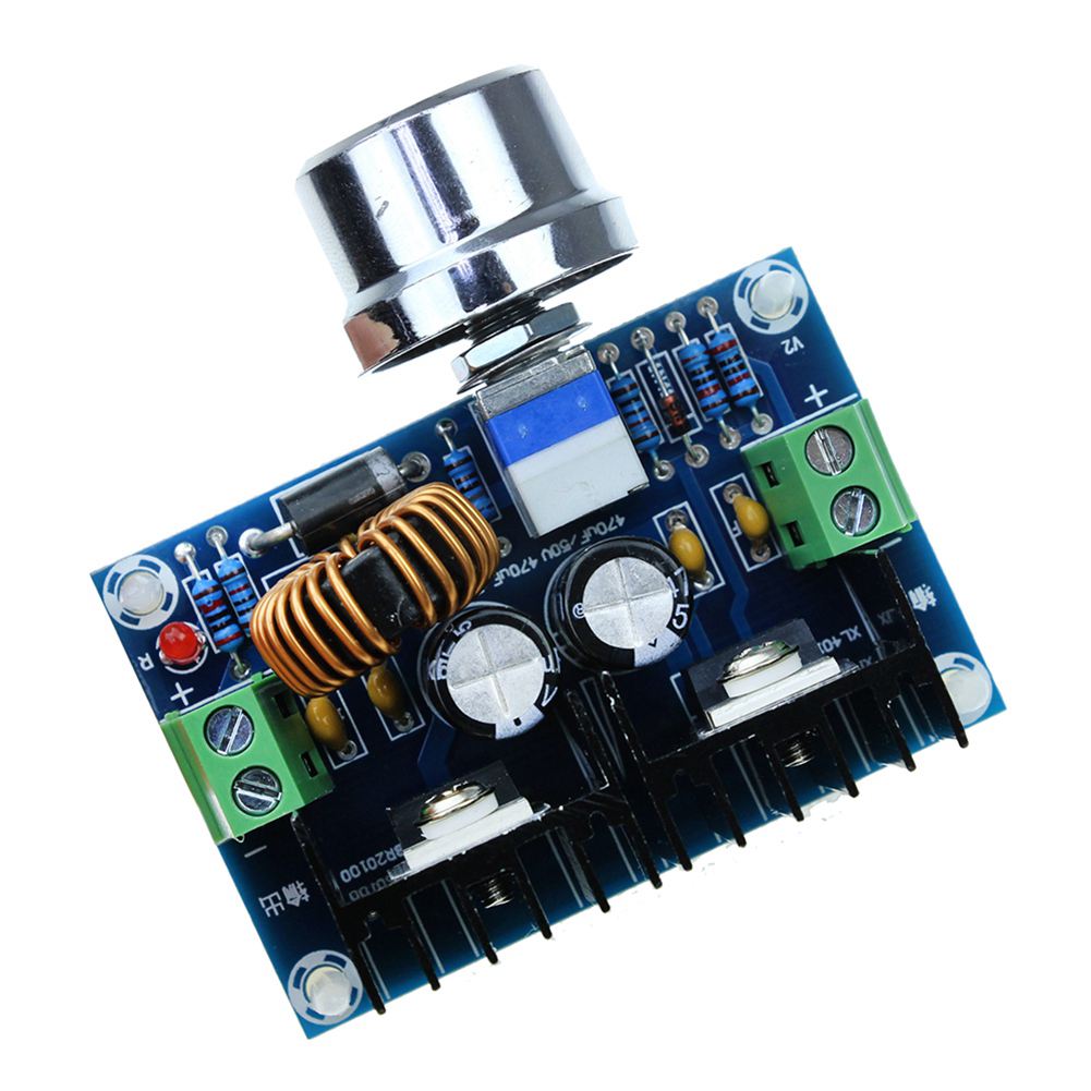 200W DC-spenningsregulator Regulator XH-M401 XL4016E1 Høyeffekts Buck-modul DC-DC Step down-ladekort Stabilisatormodul_voghion.com