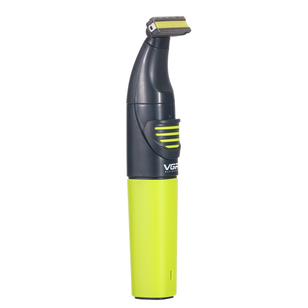 VGR V-043 Rasoio elettrico 2 in 1 con testina a T piccola, tagliacapelli USB, rasatura maschile e femminile, tagliacapelli per peli del naso_voghion.com
