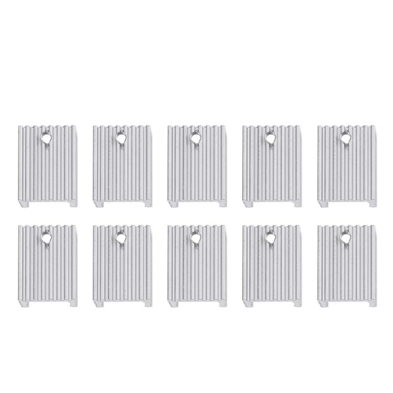20 buc/set TO-220 radiator de răcire din aluminiu radiator tranzistor radiator răcitor pentru PC_voghion.com
