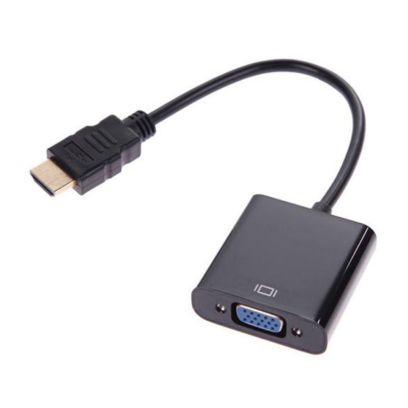 HDMI-hane till VGA-hona videokonverteringsadapterkabel, 1080P för PC DVD HDTV TV_voghion.com