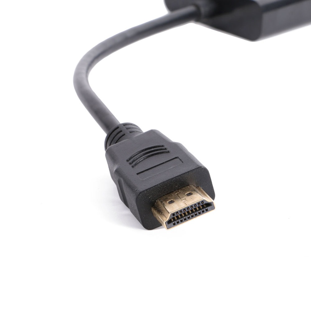 HDMI-hane till VGA-hona videokonverteringsadapterkabel, 1080P för PC DVD HDTV TV_voghion.com