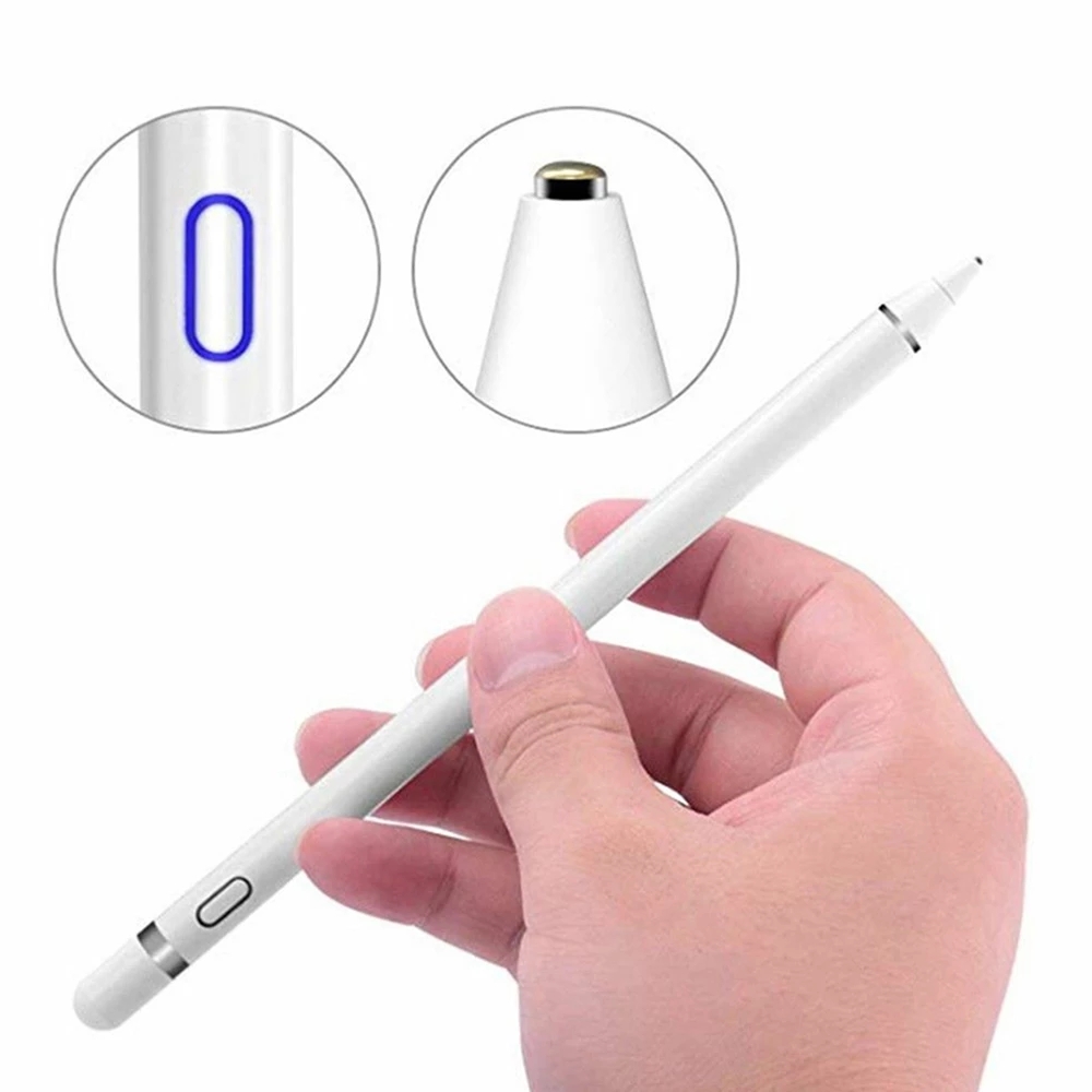 Universal Kapacitiv Active Stylus Pekskärm Penna Smart IOS/Android iPad Telefon Penna Touch Ritplatta Smartphone_voghion.com