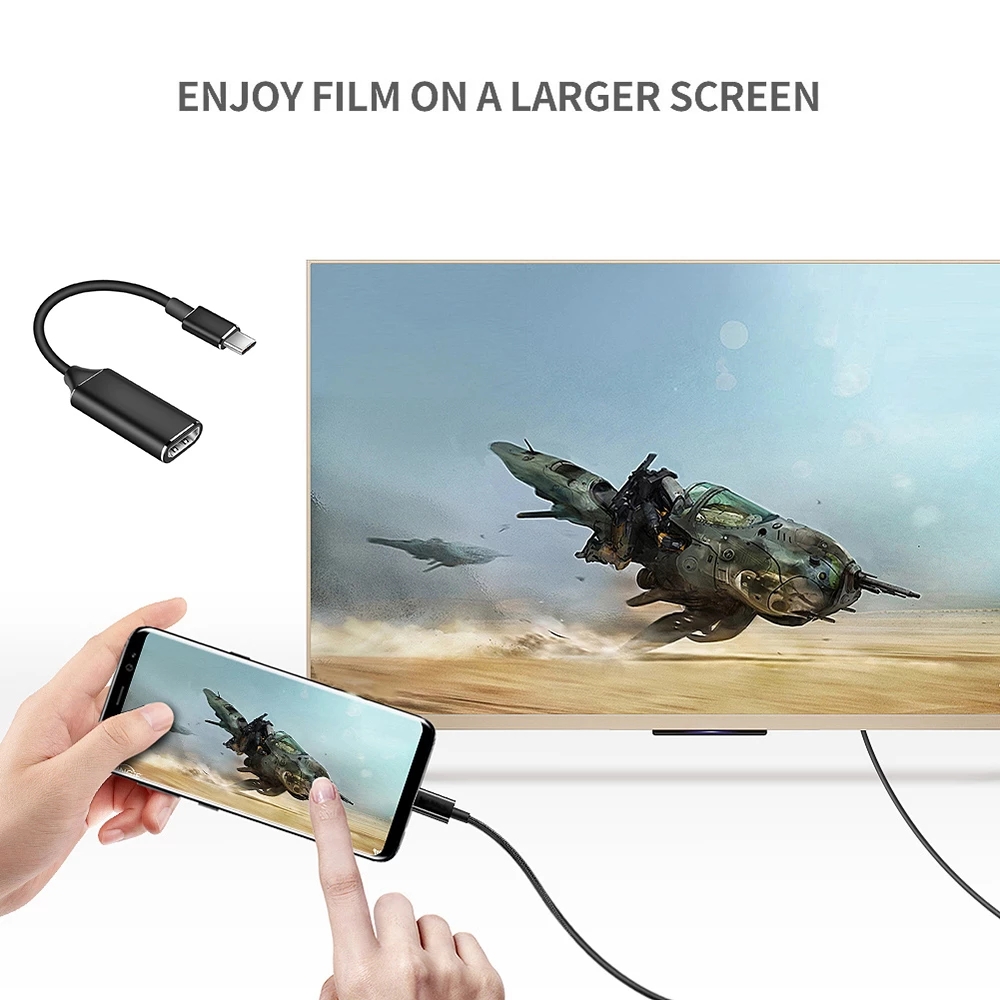 USB 3.1 USB-C kabel muški-ženski USB tip C na HDMI kompatibilan adapter ili MacBook Samsung Galaxy S10 Huawei Mate P20 Pro USB-C_voghion.com
