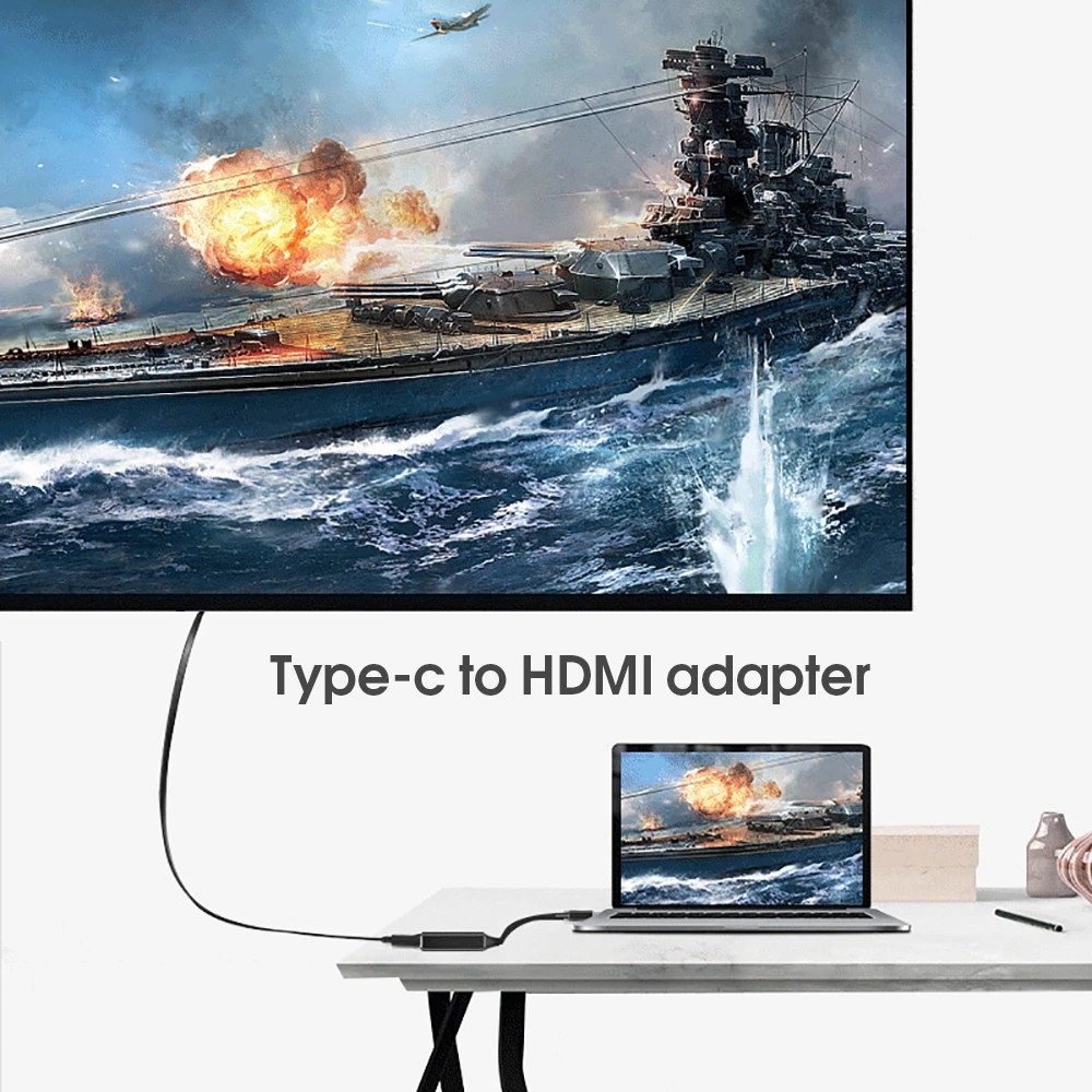 USB 3.1 USB-C kabel muški-ženski USB tip C na HDMI kompatibilan adapter ili MacBook Samsung Galaxy S10 Huawei Mate P20 Pro USB-C_voghion.com