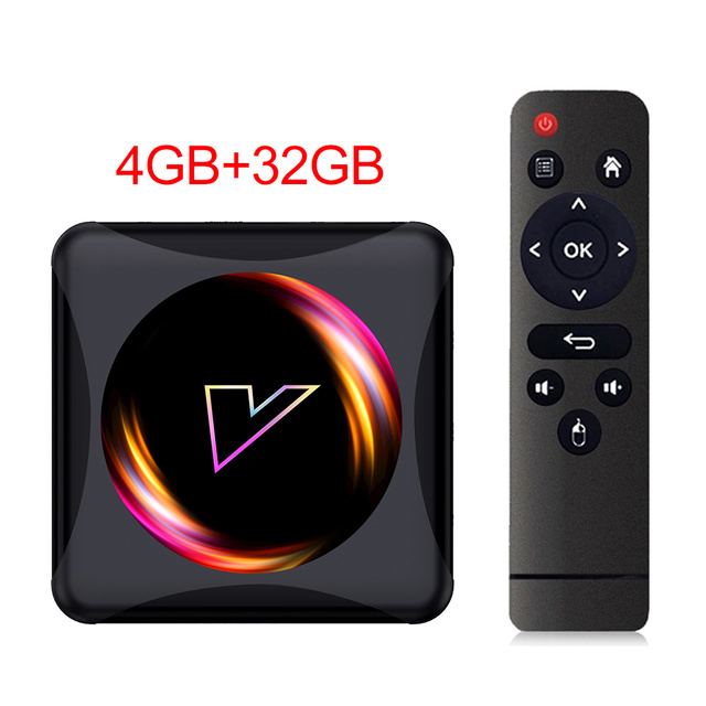 VONTAR Z5 Smart TV Box Android 10 4G 64GB Rockchip RK3318 1080p 4K Google Play Youtube Media player TVBOX Set Top Box_voghion.com