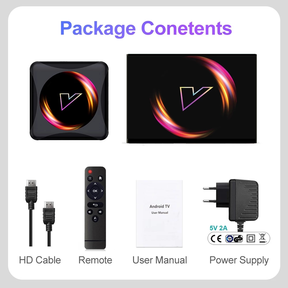 VONTAR Z5 Smart TV Box Android 10 4G 64GB Rockchip RK3318 1080p 4K Google Play Youtube Media player TVBOX Set Top Box_voghion.com