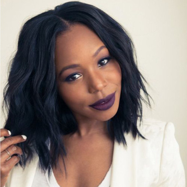 Buy 2018 New European And American Wig Black Black Lady